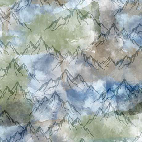 The Wonder Of Nature Mountain Peak Texture Fabric