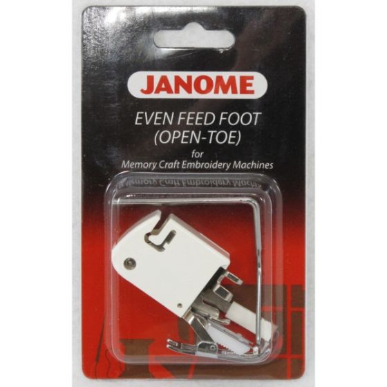 Janome Even Feed Foot (Open Toe) for Memory Craft