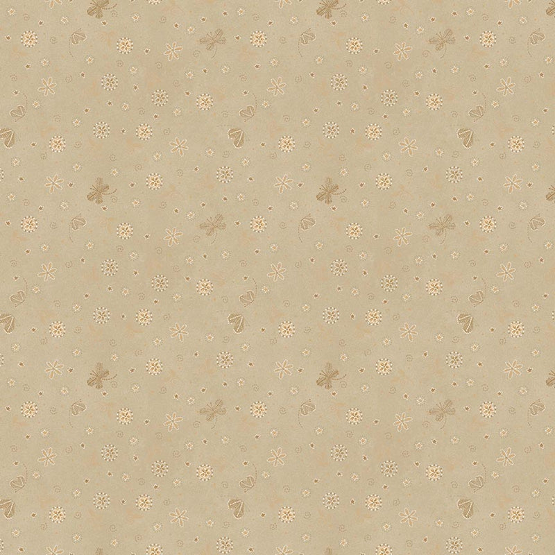 Linen Closet 3 Calico Toss Tan Fabric