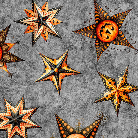 Jeepers Creepers Stars Smoke Fabric