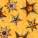Jeepers Creepers Stars Orange Fabric