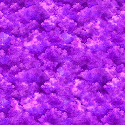 Happy Haunting Cloud Texture Magenta Fabric