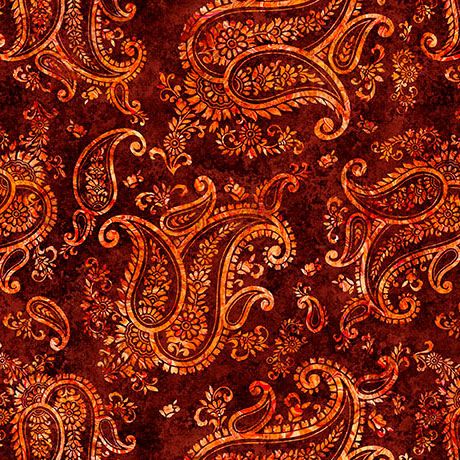Born To Run - Paisley - CAYENNE 31481-T - Yardage
