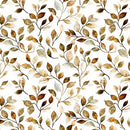 Mountain Splendor - Leaf Vine - Tan - Yardage