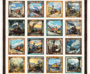 Steam & Steel - Train Picture Patches 36" - Pearl - Panel