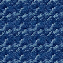 Steam & Steel - Smoke- Blue - Yardage