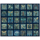 Folklore - Sm Medieval Patches 36"x 42.5" - Navy - Panel