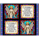 Guardian Angel - Angel & Prayer Picture Patches 43" X 36" - Multi - Panel