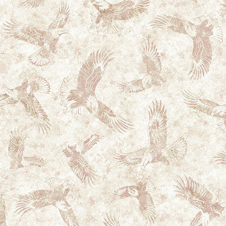 Stars, Stripes & Steel - American Eagle Tonal - Birch - Yardage