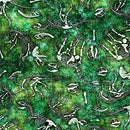 Savage Kingdom - Dino Bones- Multi - Yardage
