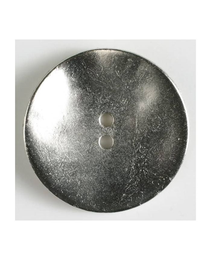 Full Metal 40mm Dull Silver Button