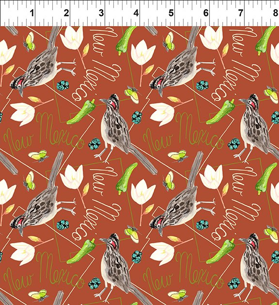 Natural State - New Mexico Fabric