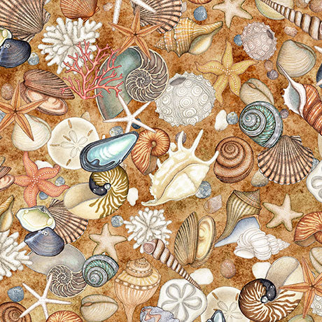 Nauticus - Shells - Honey - Yardage