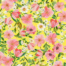 Flora & the Fox - Floral - Yellow - Yardage