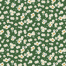 Flora & the Fox - Posies - Dark Green - Yardage