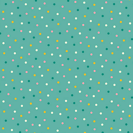 Flora & the Fox - Dot - Turquoise - Yardage