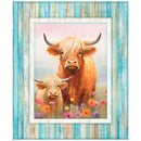 Udderly Adorable - Highland Cow 43 1/2"x 36 1/2" - Panel