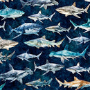 Into the Deep - Sharks - Mediterranean - Yardage