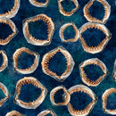 Into the Deep - Shark Jaws - Navy - Yardage