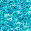 Into the Deep - Ocean Blender - Turquoise - Yardage