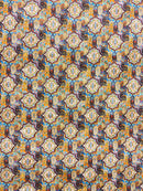 Bookworm - Medalion Geo - Multi - Yardage