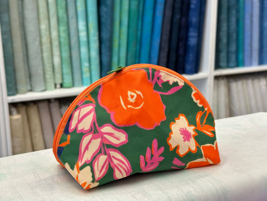 Taco Pouch Bag #34 - Large Painted Florals