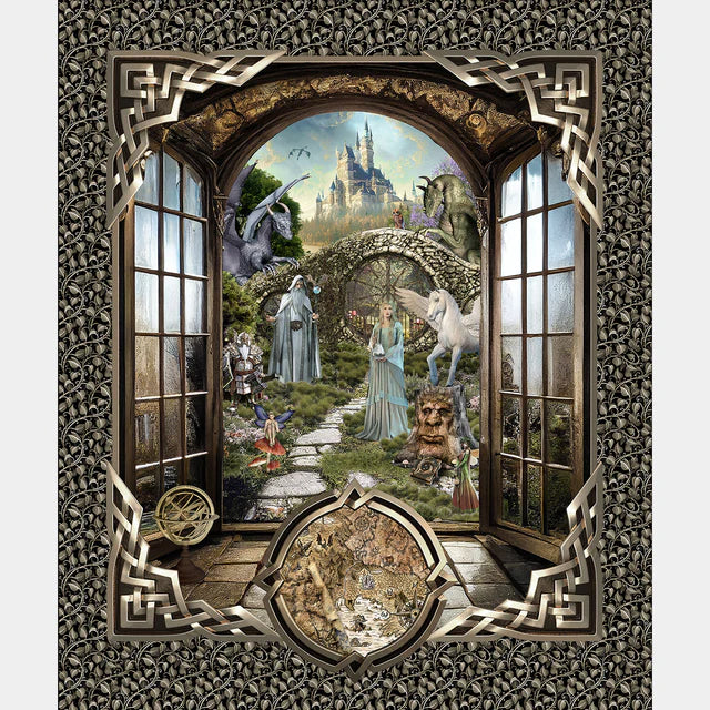Legendary Journeys Fantasy 36"x 43 Multi Panel