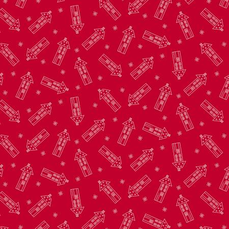 Redberry Lane Red Hash Tag House Toss 3492-80