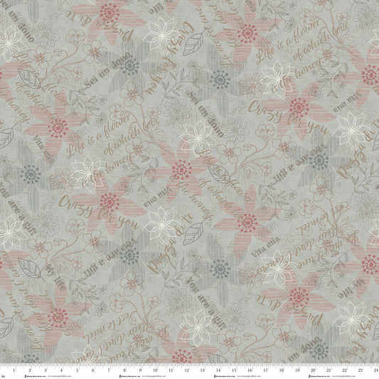 Simple Charming 3498-17 Blue Fabric