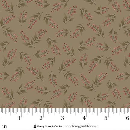 Simple Charming 3502-38 Brown Fabric
