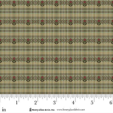 Simple Charming 3509-66 Green Fabric
