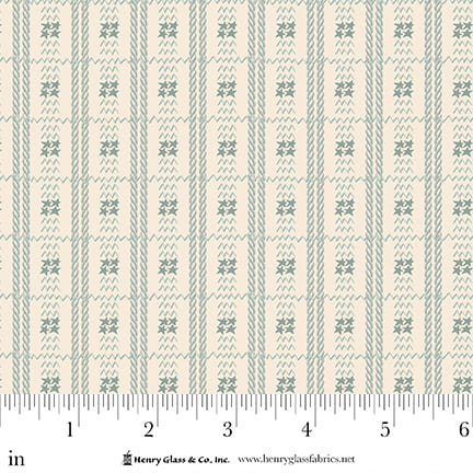 Simple Charming 3511-37 Cream Blue Fabric