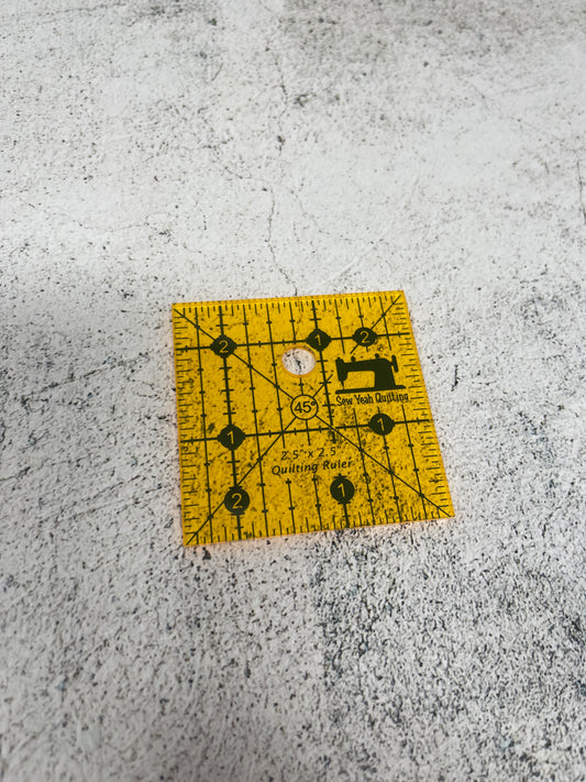Sew Yeah Ruler 2.5" x 2.5" SQUARE