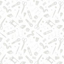 Sew Happy 2 Sewing Essentials White on White Fabric