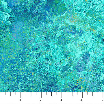 Stonehenge Basics Adriatic Sea Fabric