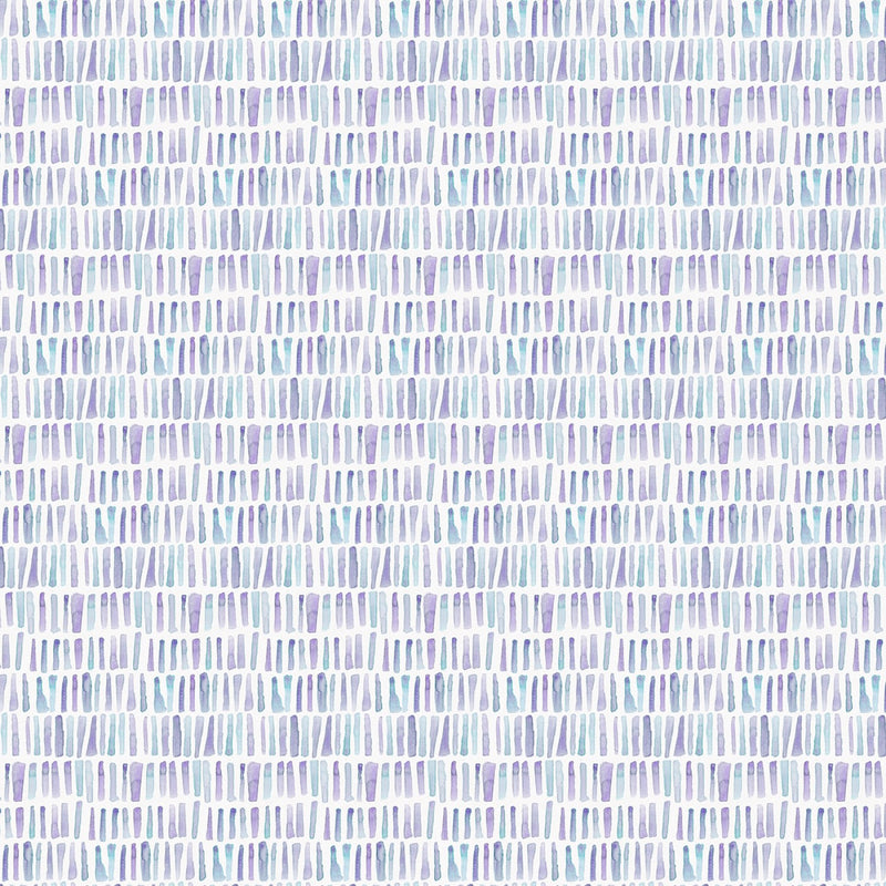 Coastal Sanctuary Fringe Purple Fabric