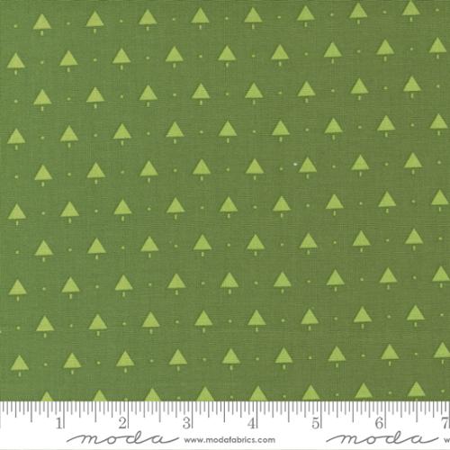 Merry Little Christmas Spruce Trees Fabric