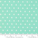 Merry Little Christmas Aqua Trees Fabric