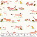 Heather Ross Favorites - Marching Cats - Cream - Yardage