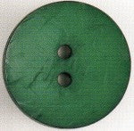 60mm Round Polyamide Dark Green Button