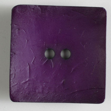 60mm Square Mauve Button