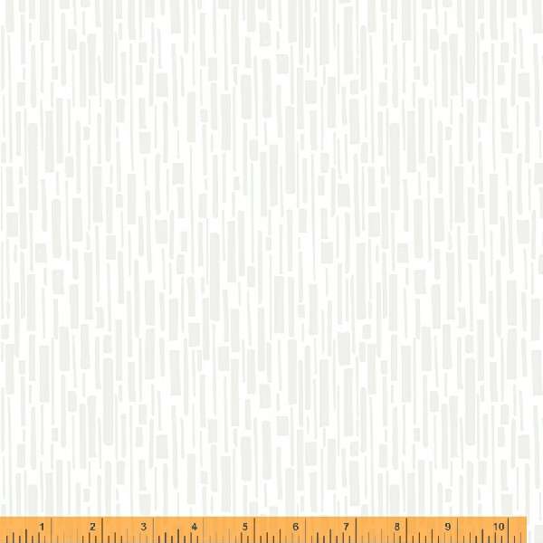 Maker's Collage White Bamboo Yardage