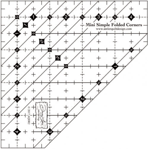 Mini Simple Folded Corners Ruler