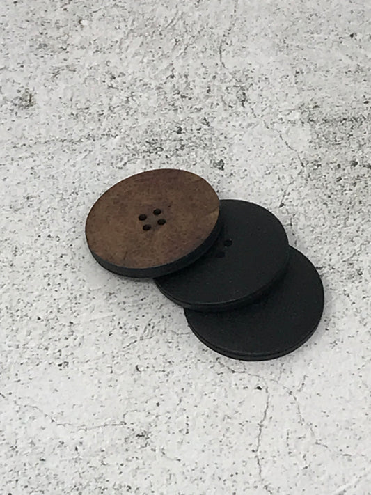 Italian 1.75" Polished Umber Button 70L 45MM