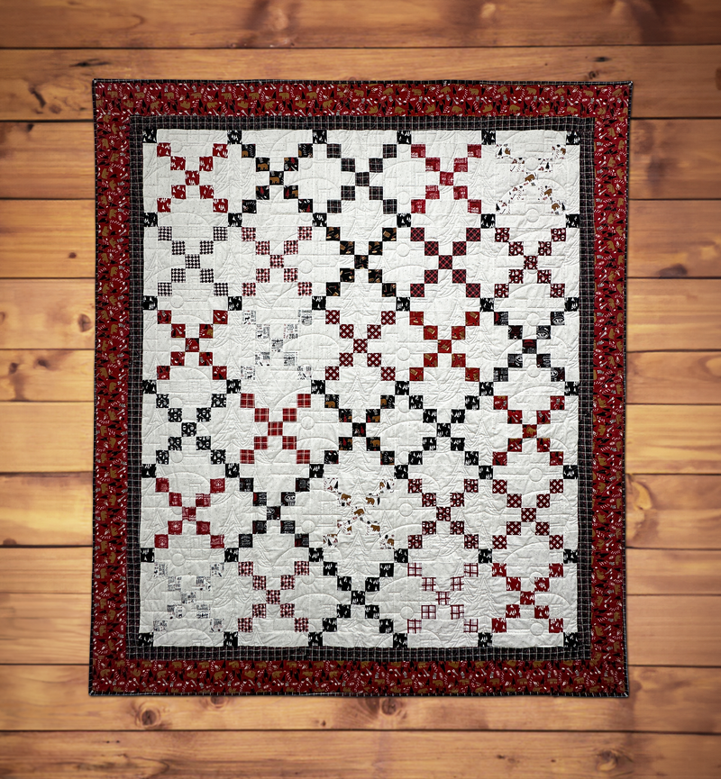 Woodsman In Stitches Quilt Kit