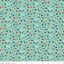 Happy Haven - Bug Life - Aqua - Yardage