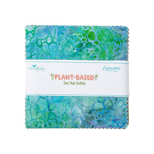 Batiks Hand Dyes Plant-Based 5" Stacker