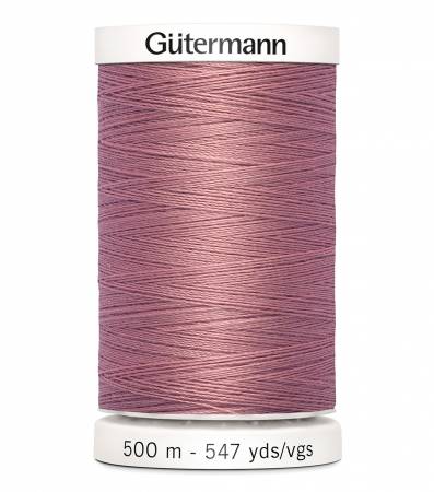 Gutermann - Polyester All Purpose Thread - 500 m/547 yds - #323 - Old Rose