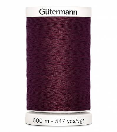 Gutermann - Polyester All Purpose Thread - 500 m/547 yds - #450 - Burgundy
