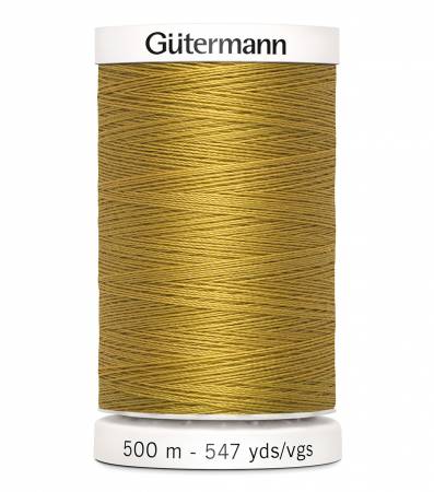 Gutermann - Polyester All Purpose Thread - 500 m/547 yds - #865 - Gold